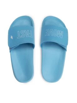 4F Mules / sandales de bain HJL22-JKLD002 Bleu -Mules et sandales Soldes 4f mules sandales de bain hjl22 jkld002 bleu 4