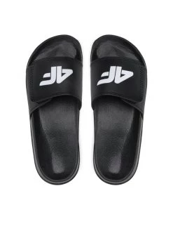 4F Mules / sandales de bain HJL22-JKLM001 Noir -Mules et sandales Soldes 4f mules sandales de bain hjl22 jklm001 noir 5