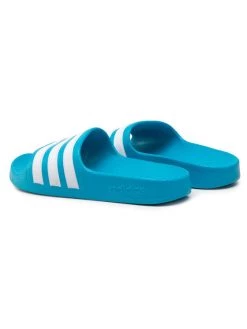 Adidas Mules / sandales de bain adilette Aqua K FY8071 Bleu -Mules et sandales Soldes adidas mules sandales de bain adilette aqua k fy8071 bleu 2