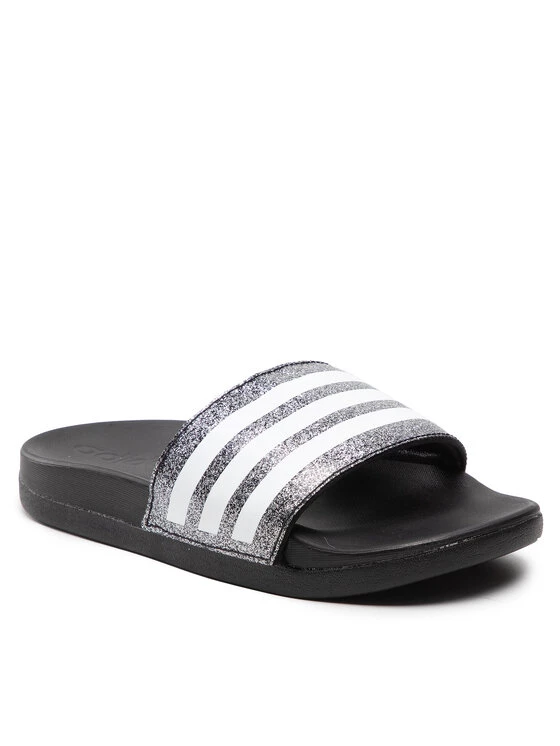 Adidas Mules / sandales de bain adilette Comfort K FY8836 Argent 3 Adidas Mules / sandales de bain adilette Comfort K FY8836 Argent