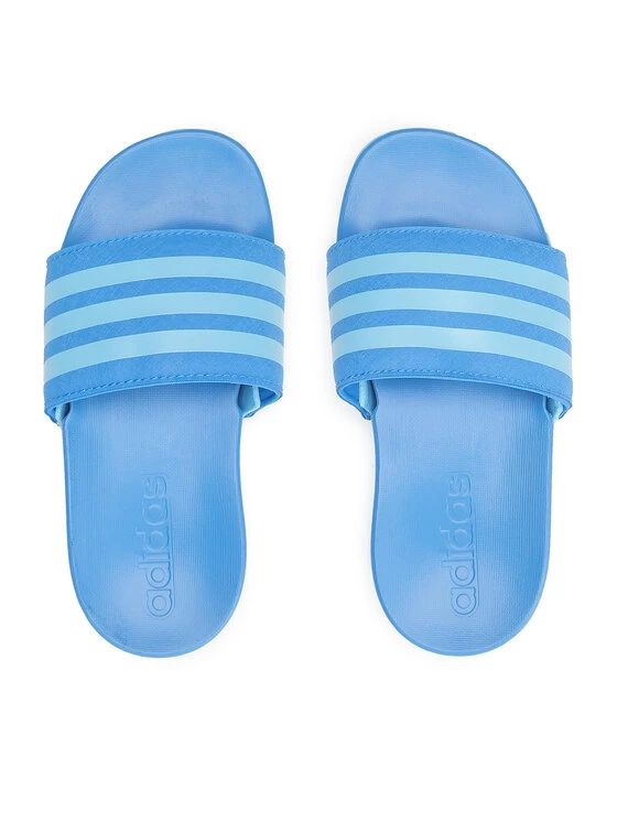 Adidas Mules / sandales de bain Adilette Comfort K GV7879 Bleu 7 Adidas Mules / sandales de bain Adilette Comfort K GV7879 Bleu – Image 5