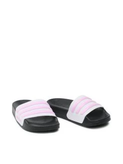 Adidas Mules / sandales de bain adilette Shower K FY8843 Blanc -Mules et sandales Soldes adidas mules sandales de bain adilette shower k fy8843 blanc 4