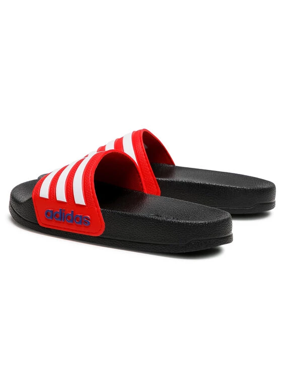 Adidas Mules / sandales de bain adilette Shower K Rouge 5 Adidas Mules / sandales de bain adilette Shower K Rouge – Image 3