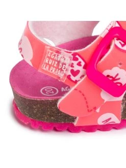 Agatha Ruiz de la Prada Sandales 202987 M Rose -Mules et sandales Soldes agatha ruiz de la prada sandales 202987 m rose 5