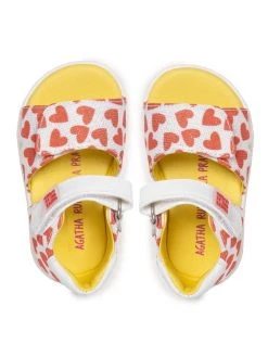 Agatha Ruiz de la Prada Sandales 212901 Blanc -Mules et sandales Soldes agatha ruiz de la prada sandales 212901 blanc 5