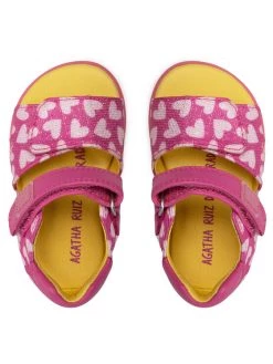 Agatha Ruiz de la Prada Sandales 212901 Rose -Mules et sandales Soldes agatha ruiz de la prada sandales 212901 rose 5