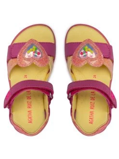 Agatha Ruiz de la Prada Sandales 212930 M Rose -Mules et sandales Soldes agatha ruiz de la prada sandales 212930 m rose 5