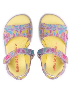 Agatha Ruiz de la Prada Sandales 212934 Multicolore -Mules et sandales Soldes agatha ruiz de la prada sandales 212934 multicolore 5
