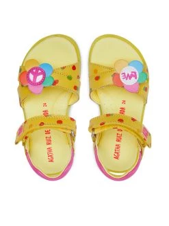 Agatha Ruiz de la Prada Sandales 222935-B M Jaune -Mules et sandales Soldes agatha ruiz de la prada sandales 222935 b m jaune 5