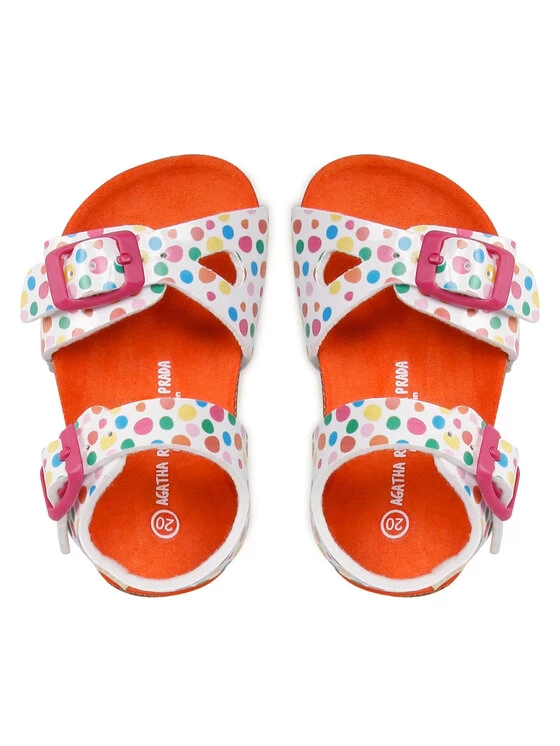 Agatha Ruiz de la Prada Sandales 222953-A M Blanc 8 Agatha Ruiz de la Prada Sandales 222953-A M Blanc – Image 6