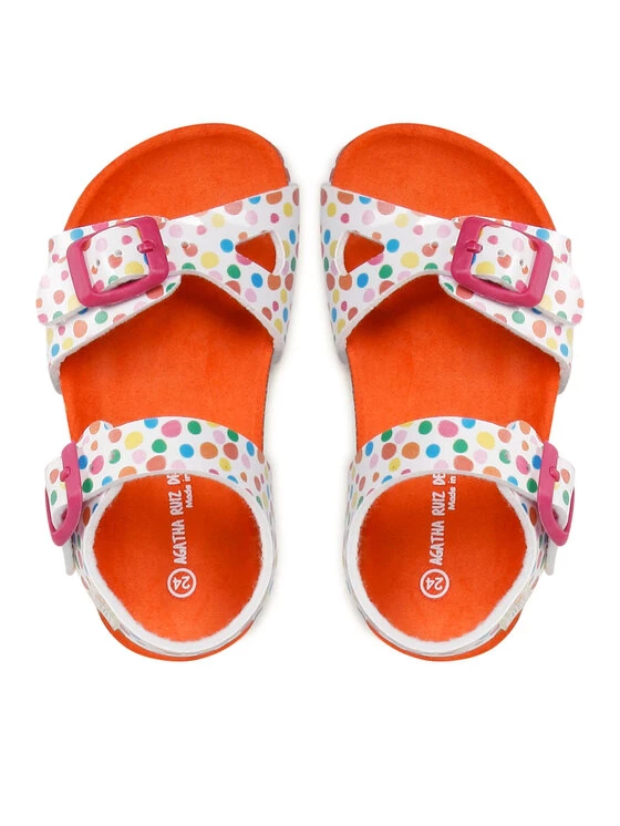 Agatha Ruiz de la Prada Sandales 222953-A S Blanc 8 Agatha Ruiz de la Prada Sandales 222953-A S Blanc – Image 6