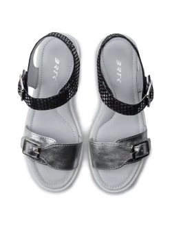 Bartek Sandales 59164/SI6 Gris -Mules et sandales Soldes bartek sandales 59164 si6 gris 4