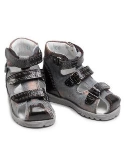 Bartek Sandales 81789-5/ST5 Gris -Mules et sandales Soldes bartek sandales 81789 5 st5 gris 4