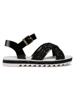 Bibi Sandales Flat Form 1059192 Noir -Mules et sandales Soldes bibi sandales flat form 1059192 noir 1