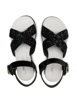 Bibi Sandales Flat Form 1059192 Noir -Mules et sandales Soldes bibi sandales flat form 1059192 noir 5