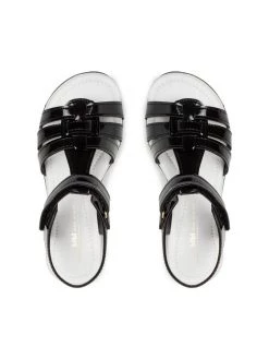 Bibi Sandales Flat Form 1059212 Noir -Mules et sandales Soldes bibi sandales flat form 1059212 noir 5