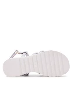 Bibi Sandales Flat Form 1059227 Argent 11 Bibi Sandales Flat Form 1059227 Argent -Mules et sandales Soldes bibi sandales flat form 1059227 argent 3