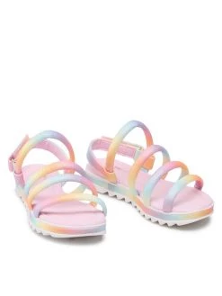 Bibi Sandales Flat Form 1059228 Multicolore -Mules et sandales Soldes bibi sandales flat form 1059228 multicolore 4