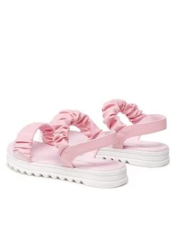 Bibi Sandales Flat Form 1059233 Rose -Mules et sandales Soldes bibi sandales flat form 1059233 rose 2