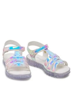 Bibi Sandales Flat Form 1059237 Multicolore -Mules et sandales Soldes bibi sandales flat form 1059237 multicolore 4