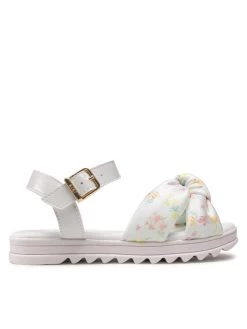 Bibi Sandales Flat Form 1059238 Blanc -Mules et sandales Soldes bibi sandales flat form 1059238 blanc 1