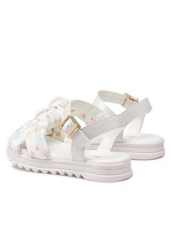 Bibi Sandales Flat Form 1059238 Blanc -Mules et sandales Soldes bibi sandales flat form 1059238 blanc 2