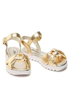 Bibi Sandales Flat Form 1059241 Or -Mules et sandales Soldes bibi sandales flat form 1059241 or 4