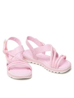 Bibi Sandales Flat Form 1059243 Rose -Mules et sandales Soldes bibi sandales flat form 1059243 rose 4