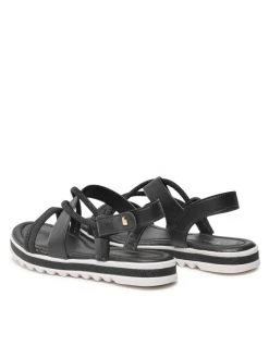 Bibi Sandales Flat Form 1059245 Noir 10 Bibi Sandales Flat Form 1059245 Noir -Mules et sandales Soldes bibi sandales flat form 1059245 noir 2