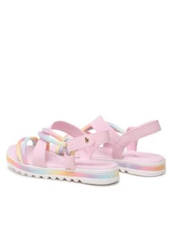 Bibi Sandales Flat Form 1059246 Rose -Mules et sandales Soldes bibi sandales flat form 1059246 rose 2