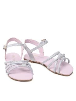 Bibi Sandales Little Me 1104255 Argent -Mules et sandales Soldes bibi sandales little me 1104255 argent 4