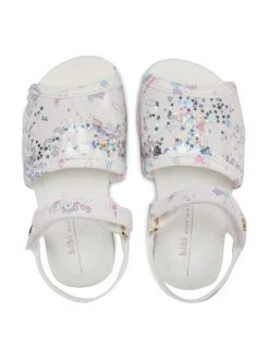 Bibi Sandales Mini Me 1102132 Blanc -Mules et sandales Soldes bibi sandales mini me 1102132 blanc 5