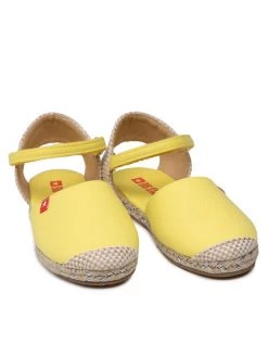 Big Star Shoes Espadrilles FF374190 Jaune -Mules et sandales Soldes big star espadrilles ff374190 jaune 4