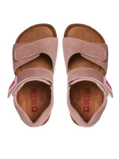 Big Star Shoes Sandales JJ374121 Rose -Mules et sandales Soldes big star sandales jj374121 rose 5
