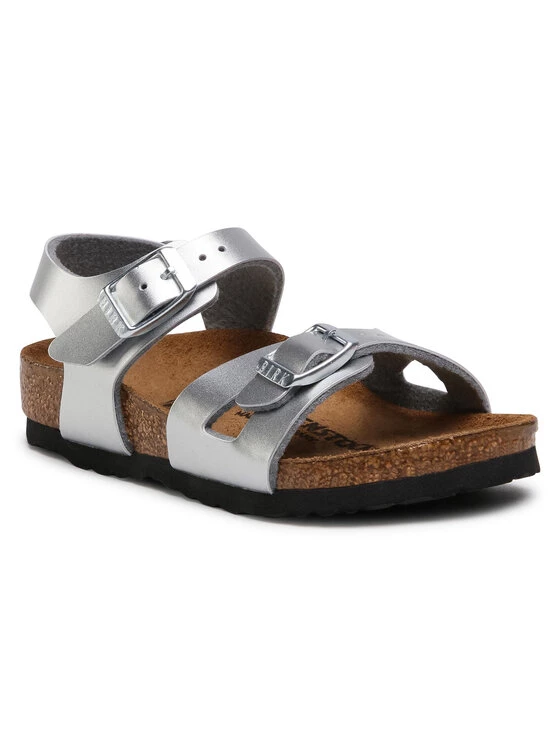 Birkenstock Sandales Rio Kids 1019201 Argent 3 Birkenstock Sandales Rio Kids 1019201 Argent