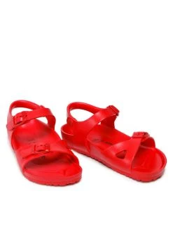 Birkenstock Sandales Rio Kids 1021671 Rouge -Mules et sandales Soldes birkenstock sandales rio kids 1021671 rouge 4