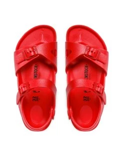 Birkenstock Sandales Rio Kids 1021671 Rouge -Mules et sandales Soldes birkenstock sandales rio kids 1021671 rouge 5