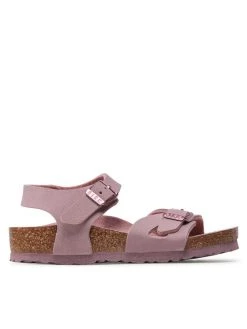Birkenstock Sandales Rio Kids 1021730 Rose -Mules et sandales Soldes birkenstock sandales rio kids 1021730 rose 1