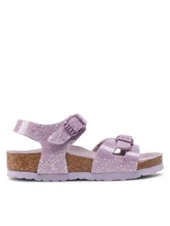 Mules et sandales Soldes -Mules et sandales Soldes birkenstock sandales rio kids 1022200 violet 1