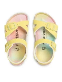 Birkenstock Sandales Rio Kids 1022220 Jaune -Mules et sandales Soldes birkenstock sandales rio kids 1022220 jaune 5