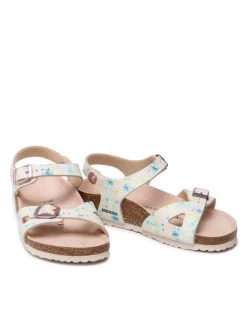 Birkenstock Sandales Rio Kids 1022232 Rose -Mules et sandales Soldes birkenstock sandales rio kids 1022232 rose 4