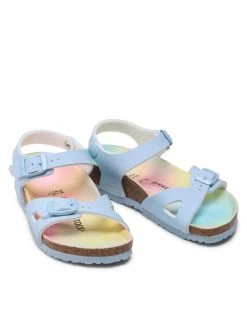 Birkenstock Sandales Rio Kids 1022237 Bleu -Mules et sandales Soldes birkenstock sandales rio kids 1022237 bleu 4
