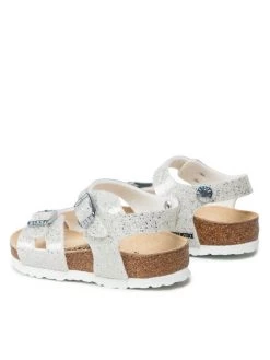 Birkenstock Sandales Rio Kids 1022240 Argent -Mules et sandales Soldes birkenstock sandales rio kids 1022240 argent 2