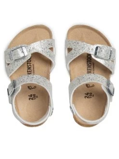 Birkenstock Sandales Rio Kids 1022240 Argent -Mules et sandales Soldes birkenstock sandales rio kids 1022240 argent 5