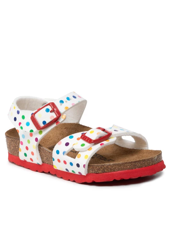 Birkenstock Sandales Rio Kids Rivet Logo 1021698 Blanc 3 Birkenstock Sandales Rio Kids Rivet Logo 1021698 Blanc