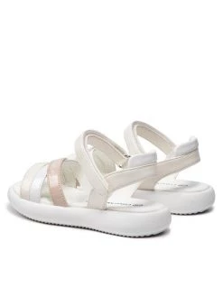 Calvin Klein Jeans Sandales Sandal V3A2-80205-0343 Blanc -Mules et sandales Soldes calvin klein jeans sandales sandal v3a2 80205 0343 blanc 2
