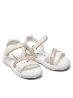 Calvin Klein Jeans Sandales Sandal V3A2-80205-0343 Blanc -Mules et sandales Soldes calvin klein jeans sandales sandal v3a2 80205 0343 blanc 4