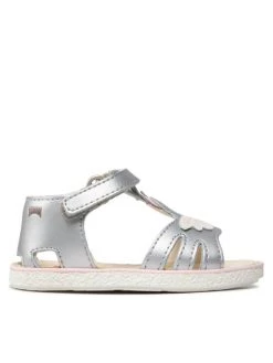 Mules et sandales Soldes -Mules et sandales Soldes camper sandales miko fw k800471 002 argent 1