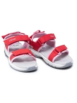 Clarks Sandales Expo Sea K 261575927 Rouge -Mules et sandales Soldes clarks sandales expo sea k 261575927 rouge 4