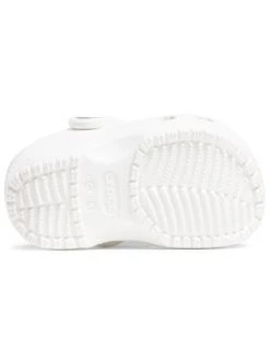 Crocs Mules / sandales de bain Classic Clog K 204536 Blanc -Mules et sandales Soldes crocs mules sandales de bain classic clog k 204536 blanc 3